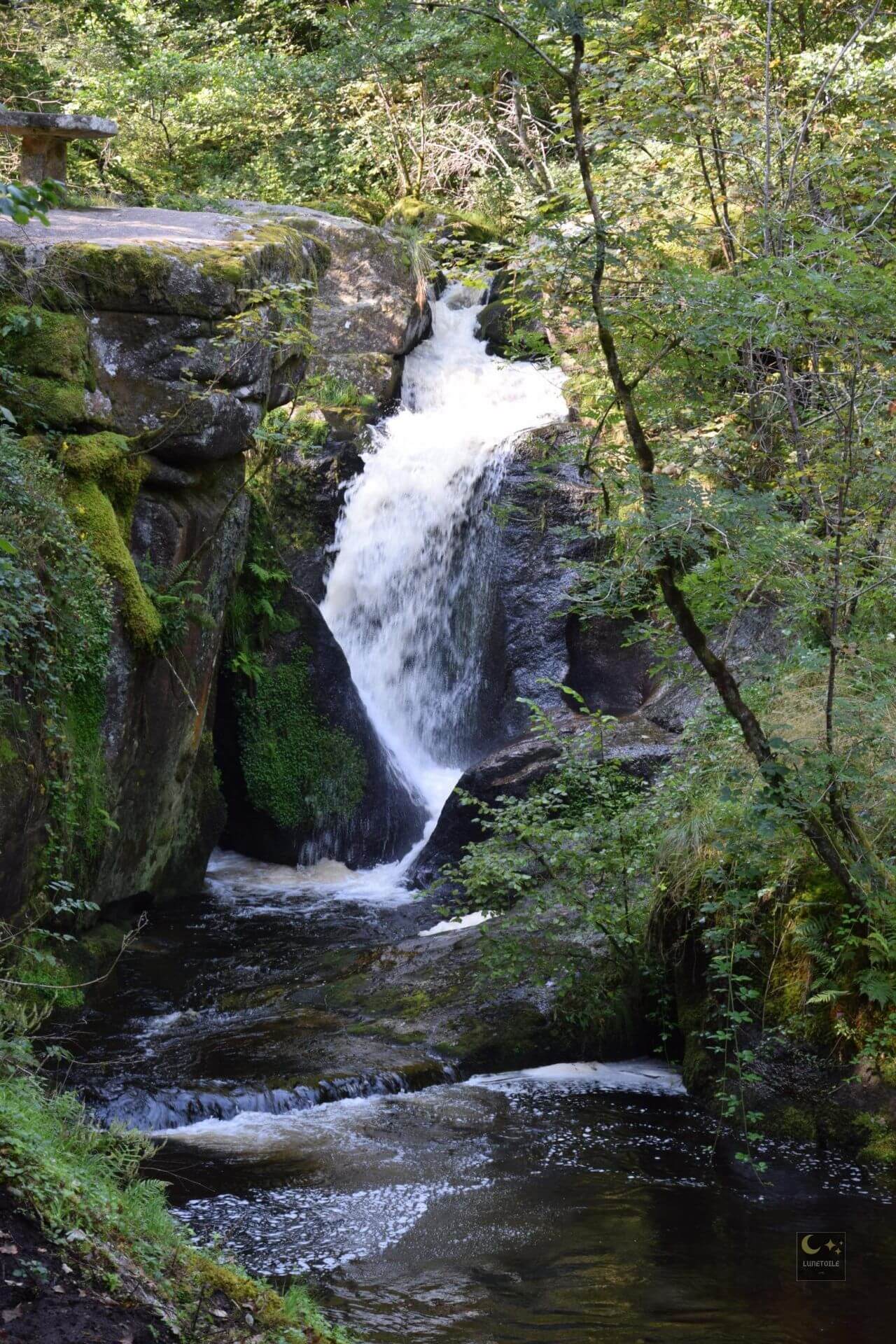 Vue de la cascade des Jarrauds