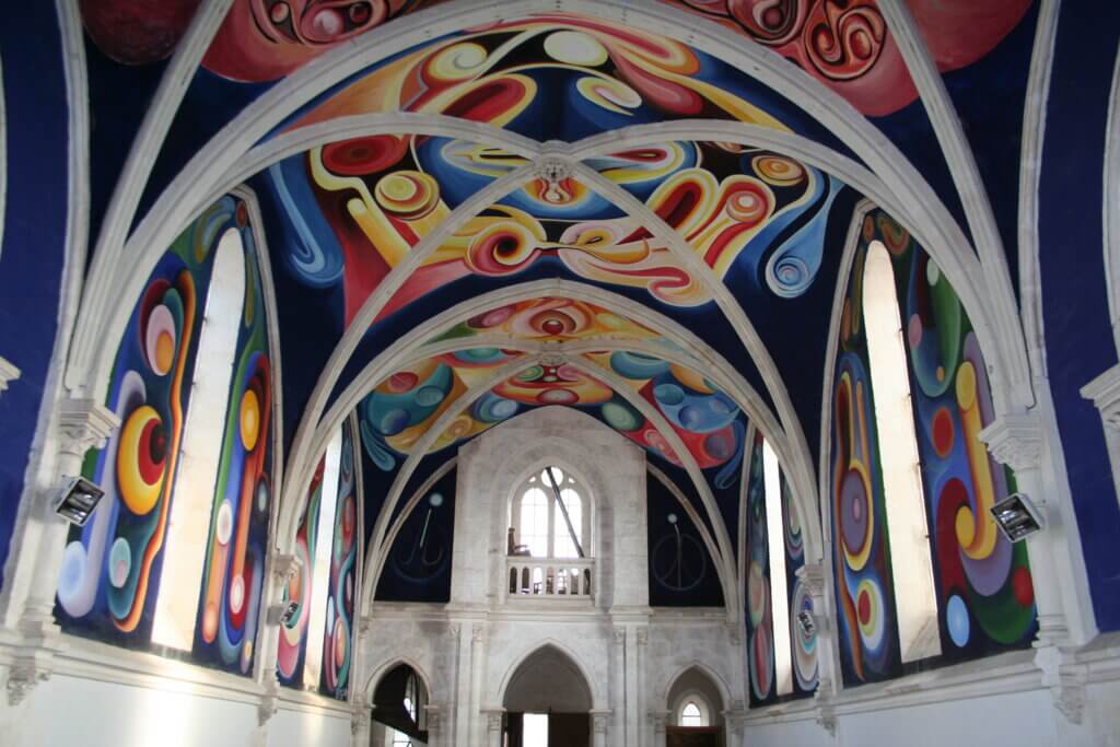 Fresques dans l'église du Menoux