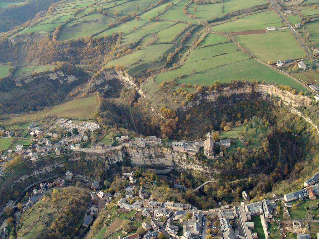 Vue sur le trou de Bozouls