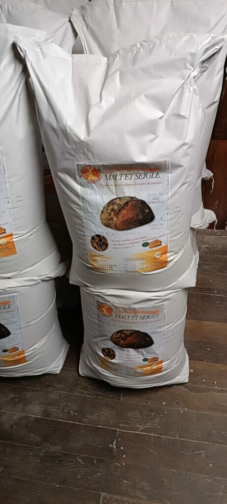 Sacs de farine de Malt et Seigle