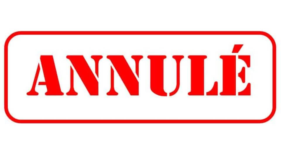 Texte annulé