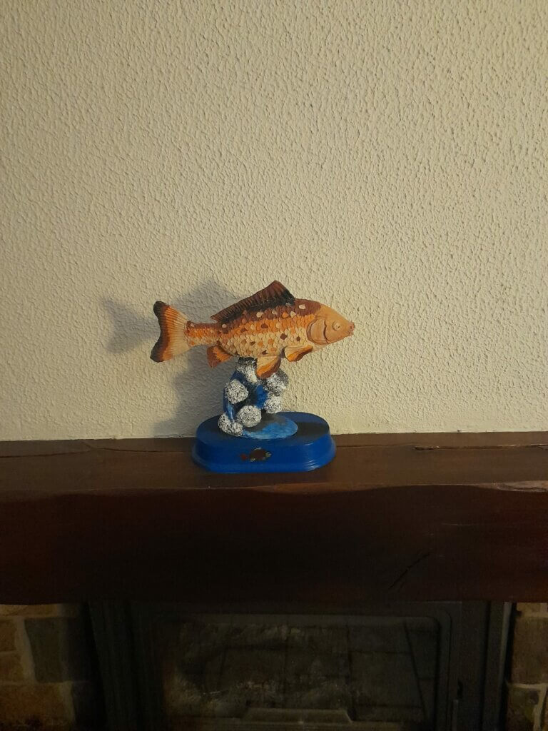 Le trophée du perdant en forme de poisson