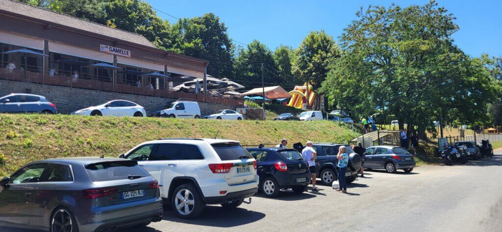 Vue sur le restaurant "La Gamelle"
