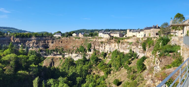 Vue sur le trou de bozouls