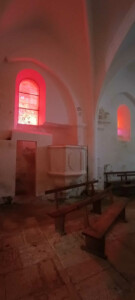 Vue intérieur église du village d'Argentine