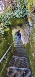 Escaliers au cluzeau d'Argentine