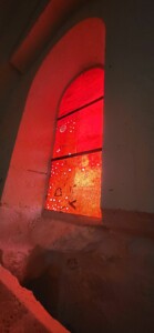 Vitrail église du village d'Argentine